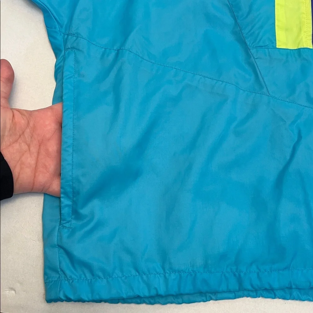 90’s NIKE VINTAGE COLORBLOCK WINDBREAKER JACKET SIZE SMALL BLUE